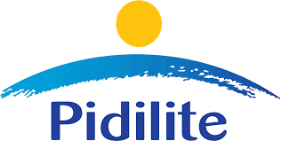 Pidilite logo with blue arch and yellow circle