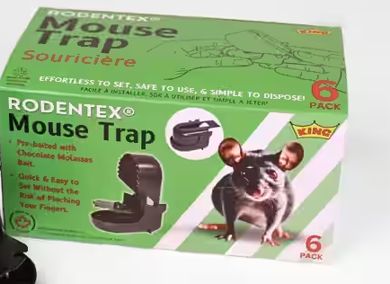 Rodentex mouse trap 6 pack